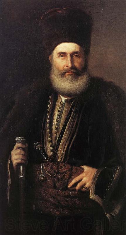 Nicolae Grigorescu Portrait of the Great Boyar Nicolae Grigorescu Spain oil painting art
